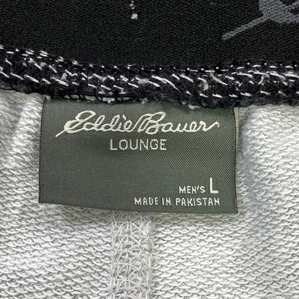Eddie Bauer Lounge Shorts Mens L Minimalist Cotton Blend Relaxed Gray Heritage - Picture 3 of 6